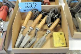 Lot-(4) Clamco Hand Sealing Irons in (1) Box