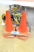 Lot-Pylons on Floor Under (1) Table