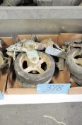 Lot-(4) Scaffold Wheels in (1) Box