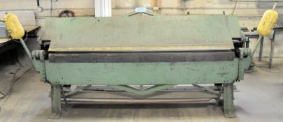 D & K Chicago Hand Apron Brake, Model 8125P, 12-Gauge x 96