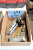 Lot-(1) Pneumatic Angle Grinder and (1) 3/8