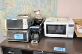 Lot-Microwave, Toaster Ovens, Coffee Makers, and Toaster