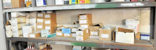 Lot-Unistrut Hardware on (1) Shelf