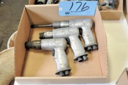 Lot-(3) No Name Pneumatic Hammer Guns in (1) Box