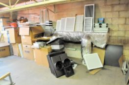 Lot-Tables, Chairs, Asst'd Flex Duct, Light and Heavy Duty, 24