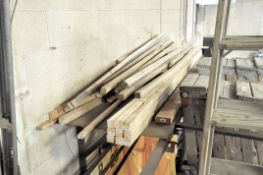 Lot-Lumber on (1) Shelf
