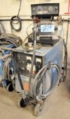 Miller 300-Amp Capacity Mig Welder, with Miller Auto Meter Mig Wire Feeder, with Leads, Portable