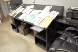 Lot-Drawing Table, File Cabinet, Shelving Unit and Chair in (1) Office