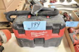 Milwaukee Cat. No. 0880-20, 2-Gallon Capacity 18-Volt Cordless Portable Vacuum