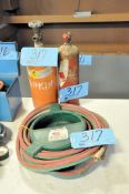 Lot-Oxygen/Acetylene Hose with Oxygen and Acetylene Short Tanks