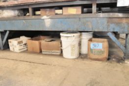 Lot-Various Hardware in (4) Boxes and (1) Pail on Floor
