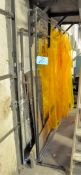 Lot-(2) Portable Welding Curtains