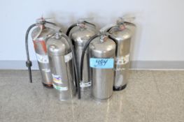 Lot-(5) Water Based Fire Extinguishers