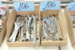 Lot-Mechanics Wrenches in (2) Boxes