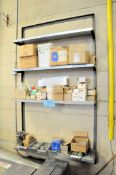 Lot-Misc. Stainless Steel Hardware, and Stainless TDC on (3) Shelves
