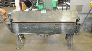 D & K Chicago Hand Apron Brake, Model 614, 14 Gauge x 72