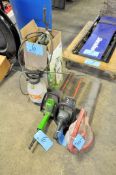 Lot-(2) Electric Hedge Trimmers, (1) Electric Leaf Blower and (2) Sprayers