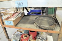 Lot-Various Band Saw Blades in (1) Box and Loose on (1) Shelf