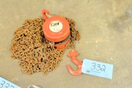 CM 1-Ton Capacity Chain Fall Hoist