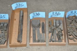 Lot-Various Boring Bars in (3) Boxes on Floor Under (1) Table