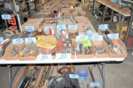Lot-Trowels, Handle Grips, Drill Fixture, Blow Off Tools, Flashlights, Hones, Awls, Casters, Etc.