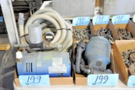 Gast Vacuum Pump with Hose and Respirator Mask with Filters in (3) Boxes