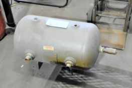 Horizontal Receiving Air Tank, Approx. 10-Gallon Capacity