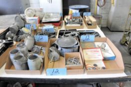 Lot-Pneumatic Paint Spray Guns, Strainers, Parts, Etc. in (6) Boxes