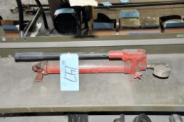 Dayton Hydraulic Pump Under (1) Bench