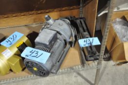 No Identifying Name Motor with Motor Rail Mounts