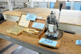 Kingsley Wire Marking Type Machine with Tooling