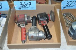 Lot-(3) Various Pneumatic Orbital Sanders in (1) Box