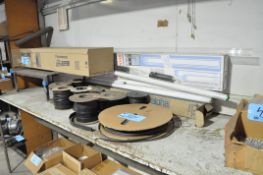 Lot-Various Shrink Tubing and Fluorescent Light Bulbs