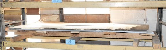 Lot-Stainless Steel Sheet Stock on (1) Pallet on (1) Shelf