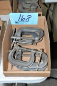 Lot-Various C-Clamps in (1) Box