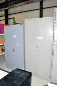Lot-(3) 2-Door Tall Storage Cabinets