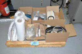 Lot-Various Filters, Belts, Etc. for Traub Machines on (1) Pallet