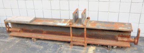 No Identifying Name Single Point Crane Spreader Bar, 8' Long, (Outside Back Lot)
