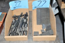 Lot-Step Blocks, Studs, Bolts, and Nuts in (3) Boxes
