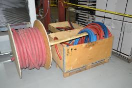 Lot-Industrial Hoses in (1) Crate and (1) Spool