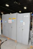 Lot-(3) 2-Door Tall Storage Cabinets