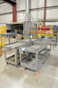 Lot-(4) Various Steel Shop Carts