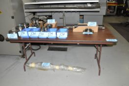 Lot-(3) Banquet Folding Tables, (Contents Not Included), (Not to Be Removed Until Empty)
