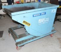 Wright Approximately 1/2-Yard Capacity Portable Dump Hopper
