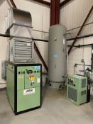 Sullair Model 1809AC, Rotary Screw Air Compressor, 25 HP, 125-PSI, 106-CFM, (2021) Very Low Hours!