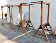 Lot-(4) Steel Parts Drying Racks, (Outside Back Lot)