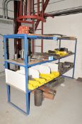 Lot-Various Alloy Solid Round, Flat Bar, Square Bar, Etc. on (1) Rack, (Rack Not Included)