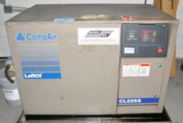 LeRoi CompAir Model CL 25 SS, 25-HP Rotary Screw Air Compressor