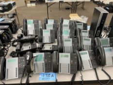 Mitel Phone System (17) 8528 Phones, (4) 8568 Phones, (1) 8528 Phone New in Box with Mitel HX Contro