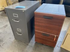 Lot of (2) 2-Drawer File Cabinets